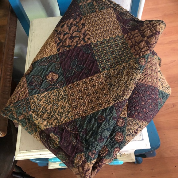 Vintage Tapestry Fabric Piece - Picture 2 of 5